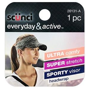 Scunci Sporty Visor Headwrap, Super stretchy